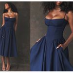 House Of CB  'Samaria' French Navy Corset Sundress NWOT‎ size XL Photo 2