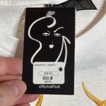NWT Jodi Pedi 100% Cotton White Graphic T Photo 3
