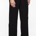 Misook Black Wide Leg Knit Pant Elastic Waist size XL Photo 1