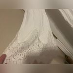 EXPRESS  White Lace Bell Flare Sleeve Dress Size Medium Angel Whimsigoth Staple Photo 5