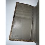 Coach  SoHo Exotic Black Embossed Python Print Soft Leather Trifold Wallet Y2K Y Photo 4