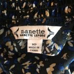 Nanette Lepore  size 10 Navy High Low Dress Photo 2