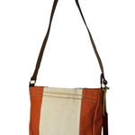 Relic  By Fossil Purse Womens Handbag Color Block Pockets Small Cream Orange Photo 7