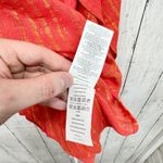 Michael Kors Michael  Top Women Size Small Red Metallic Kimono Swim Coverup NWT Photo 5