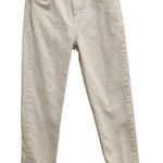 Theory White Denim Classic Casual Travel Mid Rise Ankle Skinny Jeans Size 25 Photo 0