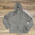 White Stag Women's XL 16/18 Knit Zip Up Hooded Sweater Brown with Pockets Photo 0