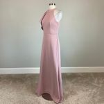 Betsy and Adam Sleeveless Ruffled A-Line Evening Gown Pink Size 6 Formal Dress Photo 3
