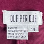 Due Per Due Vintage Woman’s Lined Dress Pants Size 14 Photo 4