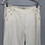 Candie's Vintage  Linen Blend Pull On Wide Leg Flare Pants Juniors 7 Boho Y2K Photo 1