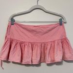 Abercrombie & Fitch Vintage  Y2K Micro Mini Skirt Size Medium / Large Pink Ruffle Photo 4