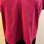 Sincerely Jules 2. Fuchsia Active V-Neck Shirt Short Sleeve Women’s Top Size L Photo 6