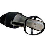 Impo NEW  Wedge Vivette Womens Black Slingback Sandals Size 9.5 Sku 2142 Photo 7