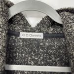 C.D. DANIELS GRAY & BLACK 1/4 ZIP MOCK NECK POCKETS SWEATER Size XL Photo 2