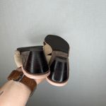 Donald‎ J Pliner Vintage Y2K Women's Peach Beige Leather Heeled Sandals Size 10M Tan Photo 5