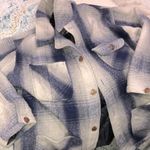 Urban Equipment Country wool flannel shacket size small Blue Photo 9