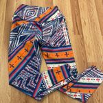 Free People Movement Ski Lose Control Blue/Orange Apres Leggings Size S Photo 4