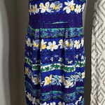 Jams World  Hawaiian‎ Vintage Orchid Row Purple Floral Sleeveless Dress sz Small Photo 0