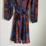 Hobbs Gia belted Dress 6 Blue Photo 5