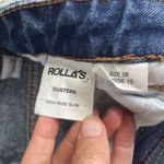 Rolla's Dusters High Rise Slim Cut Off Jean Shorts Size 28 Medium Wash Blue Photo 2