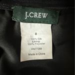 J.Crew  Emily Strapless Silk Chiffon Dress MIDI Classy Little Black Dress Size 8 Photo 10