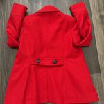 Old Navy Ladies Red Peacoat Photo 4