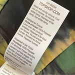 Topshop Crop Top Black Yellow Party Going Out US 8 Photo 7