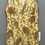Vintage Kamehameha Yellow Pineapple Print Hawaiian Shift Dress S Photo 0