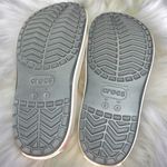 Crocs Unisex Crocband Clogs charcoal gray White Platform Photo 3