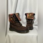 Dr. Martens  Triumph Brown Leather Floral Boots | US 6 Photo 5