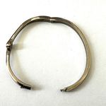 Silver tone rhinestone bangle bracelet Photo 6