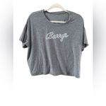 NWT Barry's Heather Gray Crop Top Large Photo 1