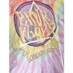 Pink Floyd  Tee Womens Size Small Tie Dye Crewneck 100% Cotton Short Sleeve Photo 7