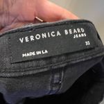 Veronica Beard  Debbie ankle skinny high rise button fly 32 $228 black Photo 7