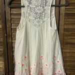 Anthropologie Vanessa Virginia Women's Daisy Lace Orange Cream Boho Tunic Photo 2