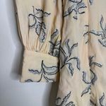 Proenza Schouler Sample Dress Embroidered Cream Long Sleeve US 4 / Small Photo 6