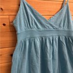 Old Navy Y2K  Size Small Babydoll Bright Blue Strappy Cotton Mini Dress Photo 4