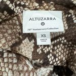 Altuzarra for Target Snake Print Lightweight Blouse Top Women’s XS Tan Photo 1