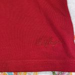 Lady Hagen  hydro-dri medium women’s red and houndstooth lined v neck polo golf t Photo 5