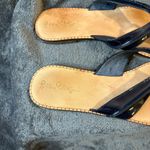 Lilly Pulitzer McKim Blue Patent Leather Flat Thong Sandals Size 10M Photo 7