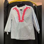 Vineyard Vines Blue and Pink Striped women’s top Photo 0