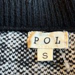 POL  Black White Knit Mini Skirt Size Small Photo 1