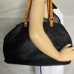 Antonio Melani  Black Leather Shoulder Bag Photo 6