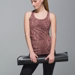 Lululemon  Cool Racerback  Tank Top Desert Snake Bark Berry Multi Photo 2
