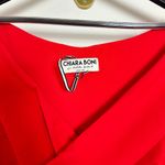 Chiara Boni  Tekkan Sleeveless Rosette Mermaid Gown Size in Geranium IT 40 / US 4 Photo 6