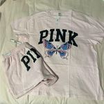 Victoria's Secret Victoria’s Secret PINK Butterfly Shirt and shorts Photo 0