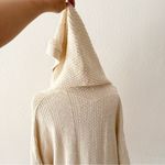 Free People Cream Oversized Slouchy Cable Knit Cardigan | XS Photo 9