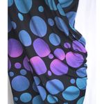 Diane Von Furstenberg  Juan Calypso Dot Cool Jersey Mini Dress Size 2 Silk Purple Photo 4