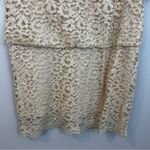 Kookai  Ivory/Cream Lace Long Sleeve Blouson Mini Dress Size 36/US 4 Small Photo 4