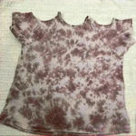 Zion Rootswear  Womens Willie Nelson Tye Dye Cold Shoulder Graphic Tee Sz 4 Boho Photo 4