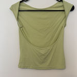 White Fox Boutique White Fox Open Back Shirt Photo 0